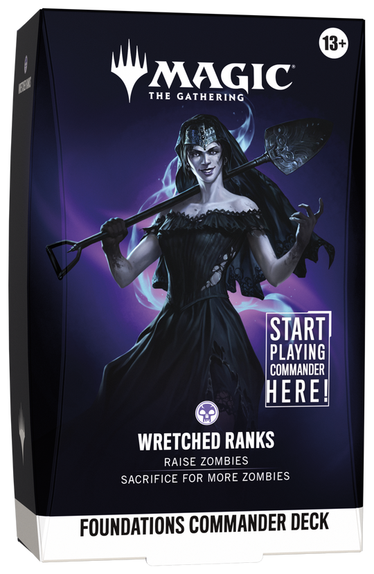 Foundations Commander Deck — Wretched Ranks – confezione inglese