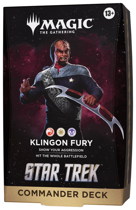 Star Trek — Klingon Fury – confezione inglese
