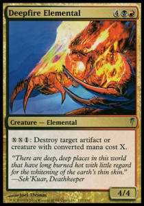 Deepfire Elemental - Coldsnap (Uncommon) [CSP-127]