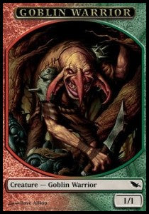Goblin Warrior Token (Red and Green 1/1)