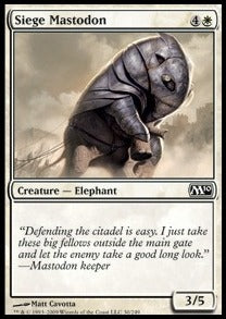 Siege Mastodon - Magic 2010 (Common) [M10-30]