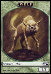 Wolf Token (Green 2/2) - Magic 2010 (Token) [M10-T07]