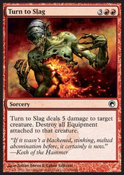 Turn to Slag - Scars of Mirrodin (Common) [SOM-106]