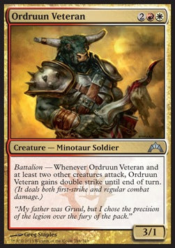 Ordruun Veteran - Gatecrash (Uncommon) [GTC-184]