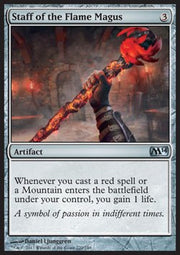 Staff of the Flame Magus - Magic 2014 (Uncommon) [M14-220]