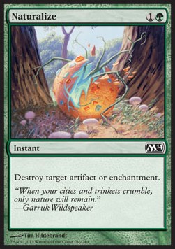 Naturalize - Magic 2014 (Common) [M14-186]