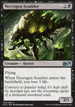 Necrogen Scudder - Magic 2015 (Uncommon) [M15-106]