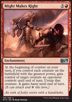 Might Makes Right - Magic 2015 (Uncommon) [M15-156]