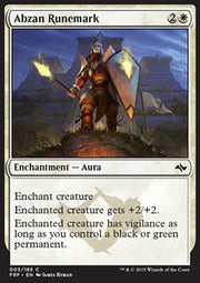 Abzan Runemark - Fate Reforged (Common) [FRF-3]