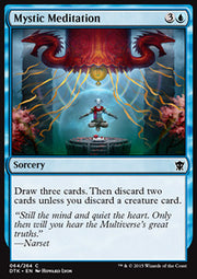 Mystic Meditation - Dragons of Tarkir (Common) [DTK-64]