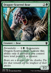 Dragon-Scarred Bear - Dragons of Tarkir (Common) [DTK-183]
