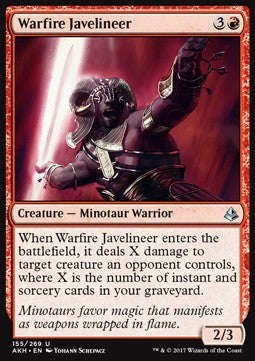 Warfire Javelineer - Amonkhet (Uncommon) [AKH-155]