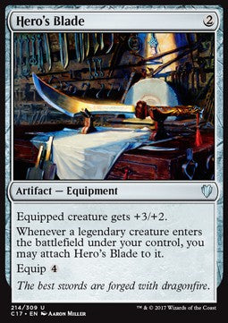 Hero's Blade - Commander 2017 (Uncommon) [C17-214]