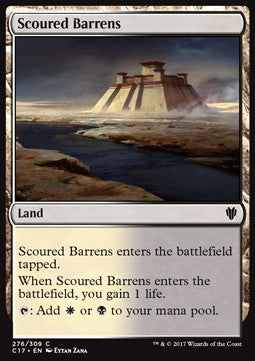 Scoured Barrens - Commander 2017 (Common) [C17-276]