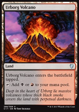 Urborg Volcano - Commander 2017 (Uncommon) [C17-288]
