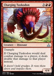 Charging Tuskodon - Rivals of Ixalan (Uncommon) [RIX-97]