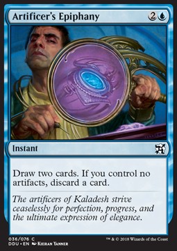 Artificer's Epiphany - Duel Decks: Elves vs. Inventors (Common) [DDU-36]