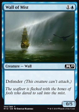 Wall of Mist - Core 2019 (Common) [M19-83]