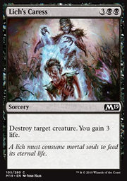 Lich's Caress - Core 2019 (Common) [M19-105]