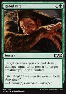 Rabid Bite - Core 2019 (Common) [M19-195]