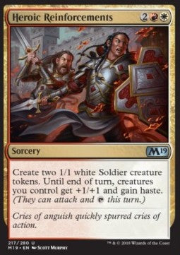 Heroic Reinforcements - Core 2019 (Uncommon) [M19-217]