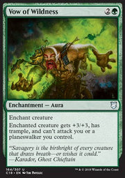 Vow of Wildness - Commander 2018 (Uncommon) [C18-164]