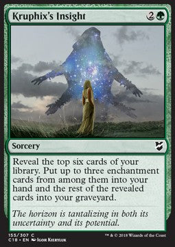 Kruphix's Insight - Commander 2018 (Common) [C18-155]