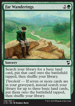 Far Wanderings - Commander 2018 (Common) [C18-145]