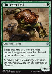 Challenger Troll - War of the Spark (Uncommon) [WAR-157]