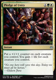 Pledge of Unity - War of the Spark (Uncommon) [WAR-210]
