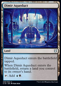 Dimir Aqueduct - Commander 2019 (Uncommon) [C19-239]