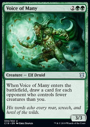 Voice of Many - Commander 2019 (Uncommon) [C19-36]