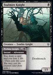 Foulmire Knight // Profane Insight - Throne of Eldraine (Uncommon) [ELD-90]