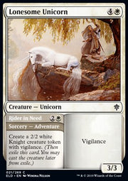 Lonesome Unicorn // Rider in Need - Throne of Eldraine (Common) [ELD-21]