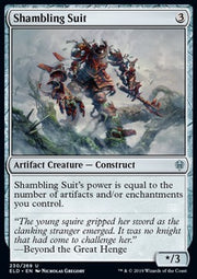 Shambling Suit - Throne of Eldraine (Uncommon) [ELD-230]