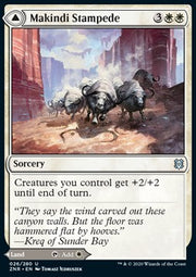 Makindi Stampede // Makindi Mesas - Zendikar Rising (Uncommon) [ZNR-26]