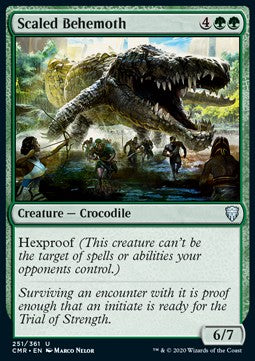 Scaled Behemoth - Commander Legends (Uncommon) [CMR-251]