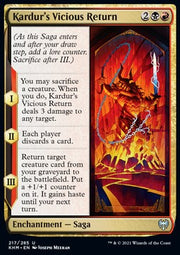 Kardur's Vicious Return - Kaldheim (Uncommon) [KHM-217]