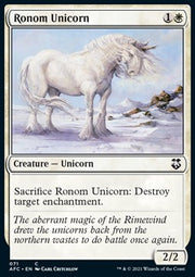 Ronom Unicorn - Commander: Adventures in the Forgotten Realms (Common) [AFC-71]