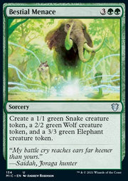 Bestial Menace - Commander: Innistrad: Midnight Hunt (Uncommon) [MIC-134]