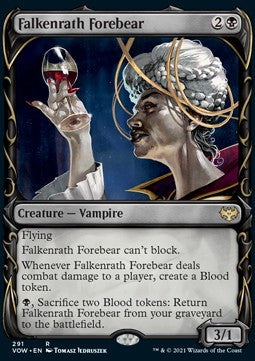 Falkenrath Forebear (V.1) - Innistrad: Crimson Vow: Extras (Rare) [XVOW-291]