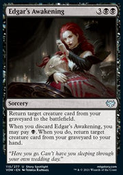 Edgar's Awakening - Innistrad: Crimson Vow (Uncommon) [VOW-110]