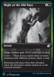 Might of the Old Ways - Innistrad: Double Feature (Common) [DBL-189]