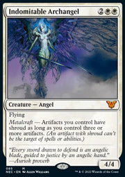 Indomitable Archangel - Commander: Kamigawa: Neon Dynasty (Mythic) [NEC-85]