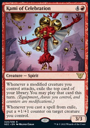 Kami of Celebration (V.1) - Commander: Kamigawa: Neon Dynasty (Rare) [NEC-20]