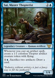 Sai, Master Thopterist - Commander: Kamigawa: Neon Dynasty (Rare) [NEC-97]