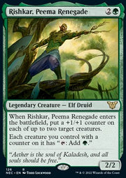 Rishkar, Peema Renegade - Commander: Kamigawa: Neon Dynasty (Rare) [NEC-126]