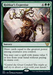 Rishkar's Expertise - Commander: Kamigawa: Neon Dynasty (Rare) [NEC-127]