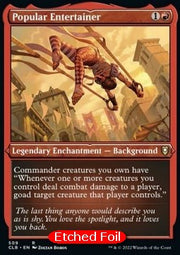Popular Entertainer (V.1) - Commander Legends: Battle for Baldur's Gate: Extras (Rare) [XCLB-509]