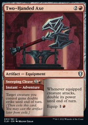 Two-Handed Axe // Sweeping Cleave - Commander Legends: Battle for Baldur's Gate (Uncommon) [CLB-203]
